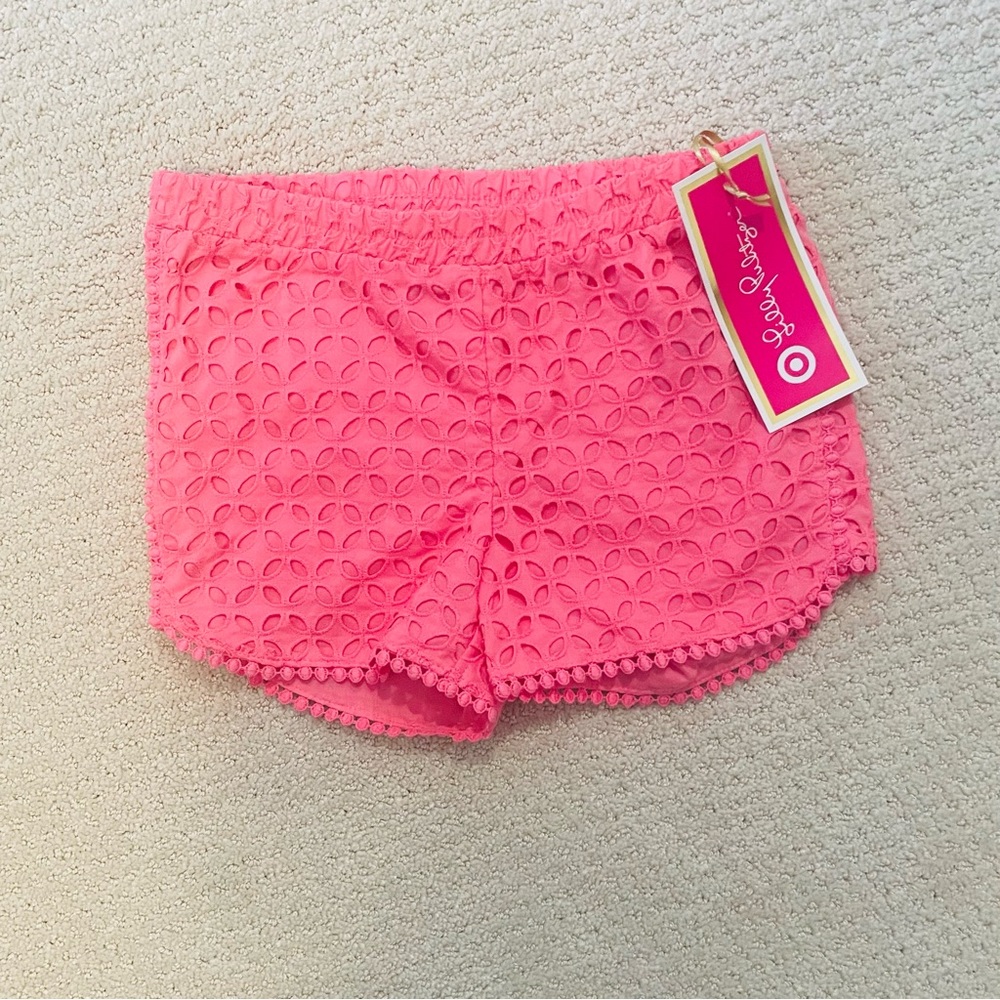 Lilly Pulitzer for Target Eyelet Pink Shorts - NEW!